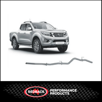 REDBACK 3" 409 STAINLESS STEEL DPF BACK EXHAUST SYSTEM FITS NISSAN NAVARA D23 NP300 2.3L TD 5/2015-ON