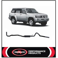 REDBACK 3" 409 STAINLESS STEEL DUMP BACK EXHAUST SYSTEM WITH MUFFLER FITS NISSAN PATROL Y61 GU 4.2L TD