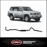 REDBACK 3" 409 STAINLESS STEEL DUMP BACK EXHAUST SYSTEM WITH MUFFLER FITS NISSAN PATROL Y61 GU 4.2L TD