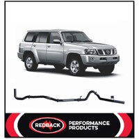 REDBACK 3" 409 STAINLESS STEEL DUMP BACK EXHAUST SYSTEM PIPE ONLY FITS NISSAN PATROL Y61 GU 4.2L TD