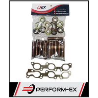 EXHAUST MANIFOLD GASKET, STUD & NUT KIT FITS TOYOTA LANDCRUISER FZJ78R 4.5L 1FZ