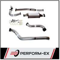 PERFORM-EX 3" STAINLESS STEEL WITH MUFFLER TURBO BACK EXHAUST SYSTEM FITS NISSAN PATROL Y61 GU 4.2L TD WAGON