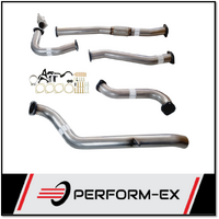 PERFORM-EX 3" STAINLESS STEEL PIPE ONLY TURBO BACK EXHAUST SYSTEM FITS NISSAN PATROL Y61 GU 4.2L TD WAGON