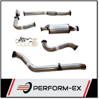 PERFORM-EX 3" STAINLESS STEEL WITH MUFFLER TURBO BACK EXHAUST SYSTEM FITS NISSAN PATROL Y61 GU 4.2L TD UTE