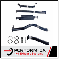 PERFORM-EX 3" TURBO BACK EXHAUST WITH MUFFLER FITS NISSAN NAVARA D23 NP300