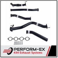 PERFORM-EX 3" TURBO BACK EXHAUST WITH CAT/PIPE ONLY FITS NISSAN NAVARA D23 NP300