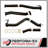 PERFORM-EX 3" DPF BACK EXHAUST WITH PIPE ONLY FITS NISSAN NAVARA D23 NP300