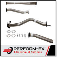 PERFORM-EX SS 3" DPF BACK EXHAUST WITH PIPE ONLY FITS NISSAN NAVARA D23 NP300