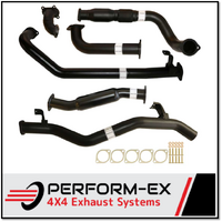 PERFORM-EX 3" TURBO BACK EXHAUST WITH CAT/HOTDOG FITS TOYOTA LANDCRUISER HDJ79R 1999-2007