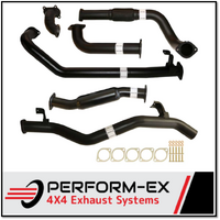 PERFORM-EX 3" TURBO BACK EXHAUST WITH NO CAT/HOTDOG FITS TOYOTA LANDCRUISER HDJ79R 1999-2007