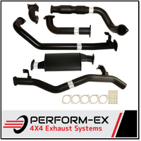 PERFORM-EX 3" TURBO BACK EXHAUST WITH CAT/MUFFLER FITS TOYOTA LANDCRUISER HDJ79R 1999-2007