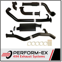 PERFORM-EX 3" TURBO BACK EXHAUST WITH NO CAT/MUFFLER FITS TOYOTA LANDCRUISER HDJ79R 1999-2007