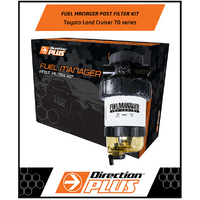 DIRECTION PLUS FUEL MANAGER POST FILTER KIT FITS TOYOTA LANDCRUISER VDJ76R VDJ78R VDJ79R 4.5L V8 2012-ON (PF625DPK)