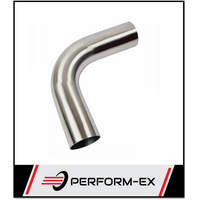 2.5" 63MM X 90 DEGREE MANDREL BEND 304 STAINLESS STEEL EXHAUST PIPE (SSB25090-304)
