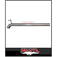 MANTA 3" MUFFLER DELETE PIPE FITS FORD RANGER NEXT GEN 3.0L V6 2022-ON