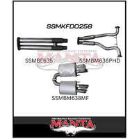 MANTA 3" CATBACK EXHAUST SYSTEM FITS FORD MUSTANG FN 5.0L V8 FASTBACK 2018-ON (SSMKFD0278)