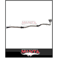 MANTA 3" DPF BACK EXHAUST SYSTEM WITH TWIN TIP SIDE EXIT FITS FORD RANGER NEXT GEN 2.0L BI-TURBO 2022-ON (SSMKFD0280T)