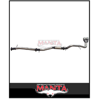 MANTA 3" DPF BACK EXHAUST SYSTEM WITH HOTDOG/TWIN TIP SIDE EXIT FITS FORD RANGER NEXT GEN 2.0L BI-TURBO 2022-ON (SSMKFD0281T)