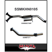 MANTA 3" CATBACK EXHAUST SYSTEM FITS HOLDEN COMMODORE VZ 3.6L V6 SEDAN (SSMKHN0105)