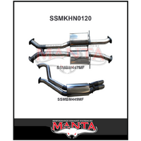 MANTA 3" CATBACK EXHAUST SYSTEM FITS HOLDEN COMMODORE VT VX VY VZ 5.7L 6.0L V8 SEDAN (SSMKHN0120) MANTA 3" CATBACK EXHAUST SYSTEM FITS HOLDEN COMMODORE VT VX VY VZ 5.7L 6.0L V8 SEDAN (SSMKHN0120)