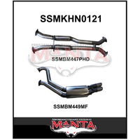 MANTA 3" CATBACK EXHAUST SYSTEM FITS HOLDEN COMMODORE VT VX VY VZ 5.7L 6.0L V8 SED (SSMKHN0121) MANTA 3" CATBACK EXHAUST SYSTEM FITS HOLDEN COMMODORE VT VX VY VZ 5.7L 6.0L V8 SED (SSMKHN0121)