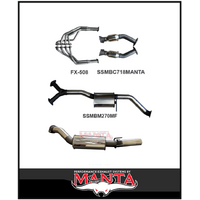 MANTA ENGINE BACK EXHAUST SYSTEM FITS HOLDEN COMMODORE VT VX VY VZ 5.7L 6.0L V8 SEDAN (SSMKHN0122) MANTA ENGINE BACK EXHAUST SYSTEM FITS HOLDEN COMMODORE VT VX VY VZ 5.7L 6.0L V8 SEDAN (SSMKHN0122)