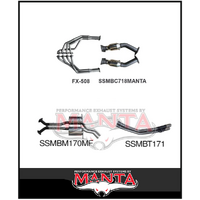 MANTA ENGINE BACK STAINLESS STEEL EXHAUST SYSTEM FITS HOLDEN COMMODORE VT VX VY VZ 5.7L 6.0L V8 SEDAN (SSMKHN0126) MANTA ENGINE BACK STAINLESS STEEL EXHAUST SYSTEM FITS HOLDEN COMMODORE VT VX VY VZ 5.7L 6.0L V8 SEDAN (SSMKHN0126)