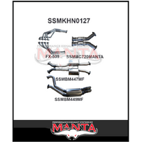 MANTA ENGINE BACK EXHAUST SYSTEM FITS HOLDEN COMMODORE VT VX VY VZ 5.7L 6.0L V8 SEDAN (SSMKHN0127) MANTA ENGINE BACK EXHAUST SYSTEM FITS HOLDEN COMMODORE VT VX VY VZ 5.7L 6.0L V8 SEDAN (SSMKHN0127)