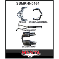 MANTA ENGINE BACK STAINLESS STEEL EXHAUST SYSTEM FITS HOLDEN COMMODORE VE VF 6.0L 6.2L V8 SEDAN/WAGON (SSMKHN0164)