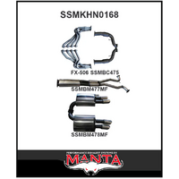 MANTA ENGINE BACK STAINLESS STEEL EXHAUST SYSTEM FITS HOLDEN COMMODORE VE VF 6.0L 6.2L V8 SEDAN/WAGON (SSMKHN0168)