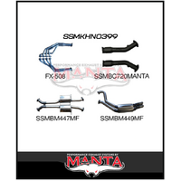 MANTA ENGINE BACK EXHAUST SYSTEM FITS HOLDEN COMMODORE VT VX VY VZ 5.7L 6.0L V8 SEDAN (SSMKHN0399) MANTA ENGINE BACK EXHAUST SYSTEM FITS HOLDEN COMMODORE VT VX VY VZ 5.7L 6.0L V8 SEDAN (SSMKHN0399)