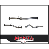 MANTA 3" STAINLESS STEEL DPF BACK EXHAUST WITH PIPE ONLY FITS ISUZU D-MAX RG 3.0L TD 4CYL 2020-ON (SSMKIZ0019)