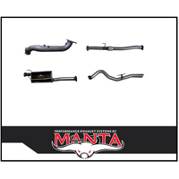 MANTA 3" STAINLESS STEEL TURBO BACK EXHAUST NO CAT/WITH MUFFLER FITS ISUZU D-MAX RG 3.0L TD 4CYL 2020-ON (SSMKIZ0023)