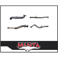 MANTA 3" STAINLESS STEEL TURBO BACK EXHAUST NO CAT/WITH HOTDOG FITS ISUZU D-MAX RG 3.0L TD 4CYL 2020-ON (SSMKIZ0024)