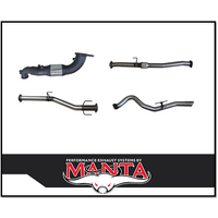 MANTA 3" STAINLESS STEEL TURBO BACK EXHAUST WITH CAT/PIPE ONLY FITS MAZDA BT-50 RG 3.0L TD 4CYL 2020-ON (SSMKMA0015)