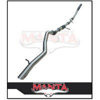 MANTA 3" TURBO BACK EXHAUST SYSTEM WITH CAT/HOTDOG FITS MITSUBISHI PAJERO SPORT QE QF QG 2.4L 4N15 4CYL 2015-2024 (SSMKMI0035)