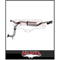 MANTA 3" STAINLESS STEEL CAT BACK EXHAUST WITH 2 MUFFLERS FITS NISSAN PATROL Y62 5.6L V8 2012-ON