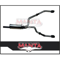 MANTA 3" STAINLESS STEEL CAT BACK EXHAUST FITS RAM 1500 DS 5.7L V8 1/17-ON (BLACK TIPS)