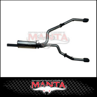 MANTA 3" STAINLESS STEEL CAT BACK EXHAUST FITS RAM 1500 DS 5.7L V8 1/2017-ON (BLACK TIPS)