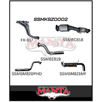 MANTA STAINLESS STEEL ENGINE BACK EXHAUST SYSTEM FITS SUZUKI JIMNY JB74 1.5L 1/2018-ON (SSMKSZ0002)