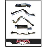 MANTA 3" STAINLESS STEEL TURBO BACK EXHAUST SYSTEM WITH CAT/MUFFLER FITS TOYOTA LANDCRUISER VDJ79R 4.5L V8 SINGLE CAB 2007-2016 (SSMKTY0004)