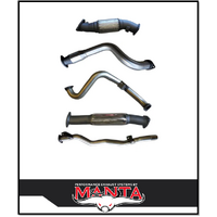 MANTA 3" STAINLESS STEEL TURBO BACK EXHAUST SYSTEM WITH CAT/HOTDOG FITS TOYOTA LANDCRUISER VDJ79R 4.5L V8 SINGLE CAB 2007-2016 (SSMKTY0005)