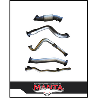 MANTA 3" STAINLESS STEEL TURBO BACK EXHAUST SYSTEM WITH CAT/PIPE ONLY FITS TOYOTA LANDCRUISER VDJ79R 4.5L V8 SINGLE CAB 2007-2016 (SSMKTY0006)