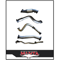 MANTA 3" STAINLESS STEEL TURBO BACK EXHAUST SYSTEM NO CAT/PIPE ONLY FITS TOYOTA LANDCRUISER VDJ79R 4.5L V8 SINGLE CAB 2007-2016 (SSMKTY0009)