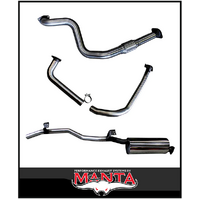 MANTA STAINLESS STEEL MANIFOLD BACK EXHAUST SYSTEM FITS TOYOTA LANDCRUISER HZJ75R 4.2L 1HZ 1990-1999 (SSMKTY0069)