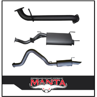 MANTA 3" STAINLESS STEEL CAT BACK EXHAUST SYSTEM WITH CENTRE & REAR MUFFLER FITS TOYOTA LANDCRUISER UZJ100R 1998-2007 (SSMKTY0078)