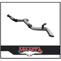 MANTA 3" STAINLESS STEEL TURBO BACK EXHAUST SYSTEM NO CAT & CAB EXIT FITS TOYOTA LANDCRUISER VDJ79R 4.5L V8 SINGLE CAB 2007-2016 (SSMKTY0090)