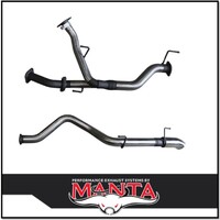 MANTA STAINLESS STEEL 2.5" TWIN INTO 3" DPF BACK EXHAUST FITS TOYOTA LANDCRUISER VDJ200R 2015-2021 (SSMKTY0098)