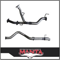 MANTA STAINLESS STEEL 2.5" TWIN INTO 3" DPF BACK EXHAUST FITS TOYOTA LANDCRUISER VDJ200R 2015-2021