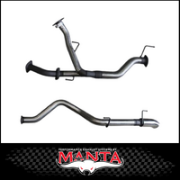 MANTA STAINLESS STEEL 2.5" TWIN INTO 3" DPF BACK EXHAUST FITS TOYOTA LANDCRUISER VDJ200R 2015-2021 (SSMKTY0098)